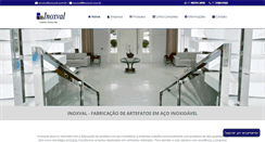 Desktop Screenshot of inoxval.com.br