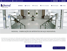 Tablet Screenshot of inoxval.com.br